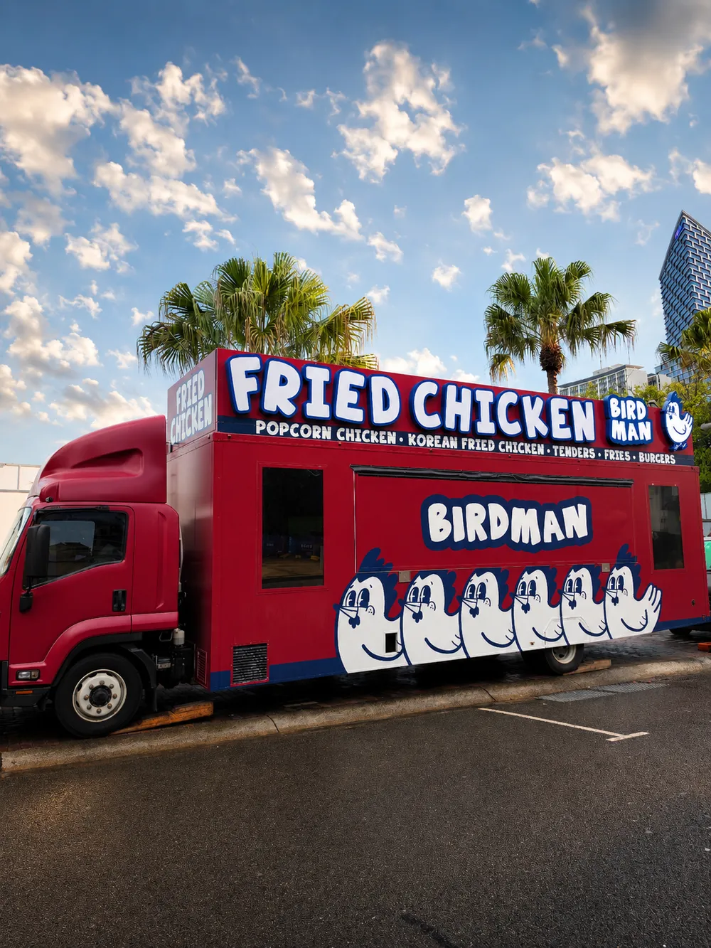 The Birdman food truck in Sydney